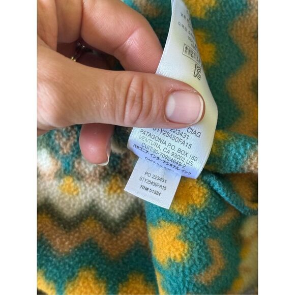 Patagonia Men’s Synchilla Snap-T Pullover size L Cliff Arbor Green - Picture 11 of 11